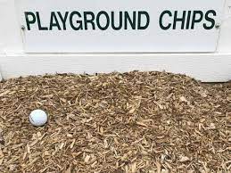 wood carpet playground chips