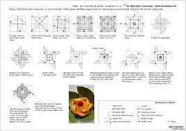 Оригами схемы роза