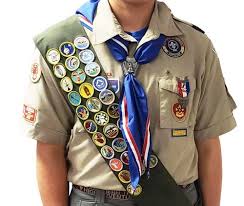 bsa patch placement on troop uniform