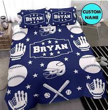 Custom Baseball Bedding Set