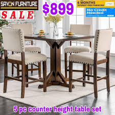 5 pc counter height table set