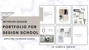 interior design portfolio for design