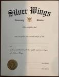 Arnold Air Society & Silver WingsSW Honorary Member Certificate