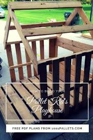 Easy Kid S Pallet Playhouse 1001 Pallets