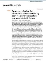 prevalence of pelvic floor disorders