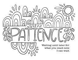 Check out some of our favorite patience coloring pages. Facebook