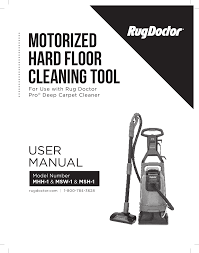 motorized grout cleaning tool user manual