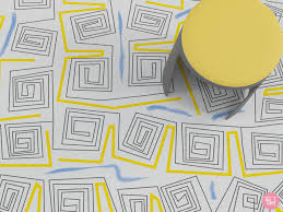 geometric carpet design inspired