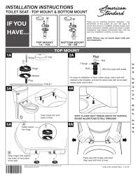 Front Toilet Seat Installation Guide