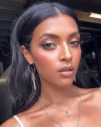 glowy makeup ideas for brown s