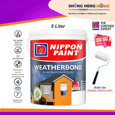 5l Nippon Paint Weatherbond Wb