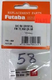 Details About Futaba Frc 858 Futl5858 D C Rx Crystal Fm 72 950 Ch 58 72mhz Dual Conversion