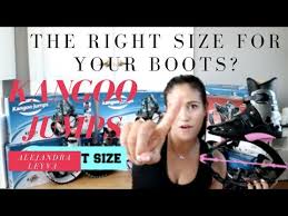 Sizes And Weights For Kangoo Jumps Rebound Boots Youtube