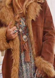 Hippie Coat Fashion Boho Coat 70s