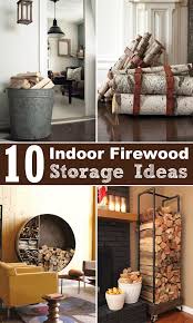 10 Indoor Firewood Storage Ideas