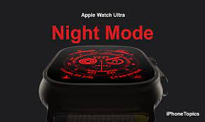 night mode on apple watch ultra