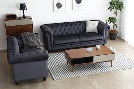 Hugo Chesterfield 2 Seater Sofa