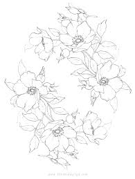 Flower drawings stock photos and images. Flower Drawings Spring 2019 Blushed Design