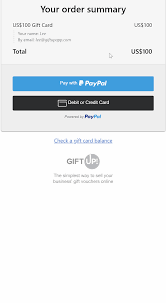 Check your gift card balance. Paypal Payments Gift Up Help Desk