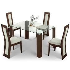 Find great deals on ebay for glass dining table and chairs. Wooden Glass Dining Table Set 1 Table 4 Chairs Size Dimension 4 Feet Table Length Rs 20000 Set Id 21573099488