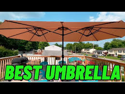How To Setup A Large Patio Umbrella