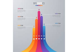 Bar Chart Infographic Template For Data Visualization With 5