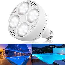 Amazon Com Bonbo 120v 50w Led Pool Light Bulb 6000k White Light Daylight Led Swimming Pool Light Bulb E26 Base 300 600w Traditional Bulb Replacement For Most Pentair Hayward Light Fixture Garden