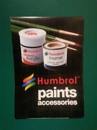 Large Humbrol Paints Colour Chart