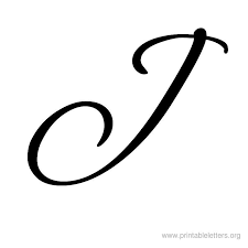 Begin your stroke slightly below the center line. Letter J For Kids Printable Alphabet Letters Letter J Tattoo Lettering Alphabet Cursive J