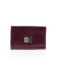 Details About Nine Co By Nine West Women Purple Leather Wallet One Size