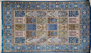 handmade persian carpet qom silk 1234