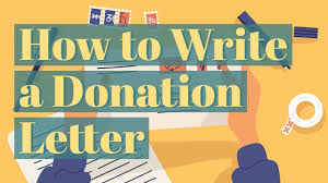 write the perfect donation letter