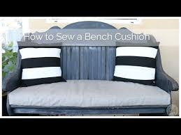 How To Sew A Bench Cushion In 2 Hours