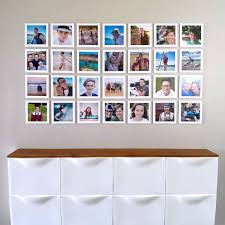 Diy patterned wall art squares tutorial: Diy Gallery Wall Photo Collage It S Always Autumn