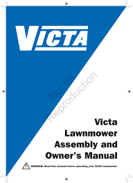 2 x victa 6 inch lawn mower wheels bearings & circlips ch83357a. Victa Gcs464 Assembly And Owner S Manual Pdf Download Manualslib