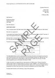 letter before action template and
