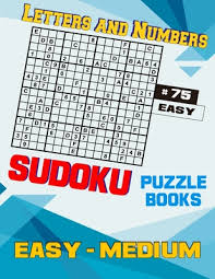 letters and numbers sudoku puzzle books
