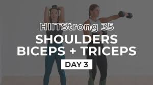 bicep shoulder and tricep workout