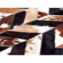 cowhide rug white and brown best one