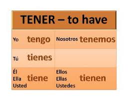 Tener And Its Expressions Tener Conjugation Learning