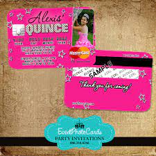 Midas credit card your go to card for brakes, tires, auto maintenance, and all your auto repair needs. Buy Our New Pink Stars Quinceanera Invitations Credit Card