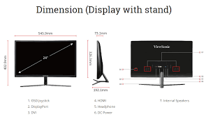 The viewsonic 24 curved gaming monitor 144hz full hd resolution bh #vivx2458cmhd supports 1920 x 1080 @144hz over hdmi 1.4 according to. Viewsonic Vx2458 144hz Gaming Monitor Best Deal South Africa