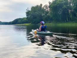 canoe in the st croix river valley