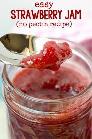 easy strawberry jam recipe with no