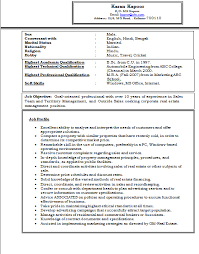 MBA HR Resume Format Download  Page   