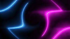 pink blue neon lights motion background