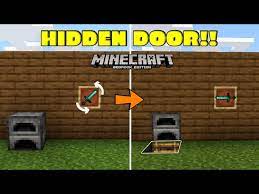 minecraft item frame secret door