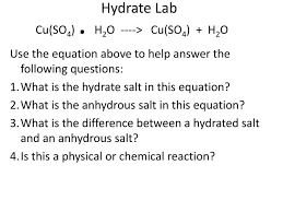 Ppt Hydrate Lab Powerpoint