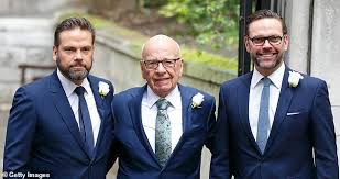 The second murdoch family, from left: The Battle Of The Murdoch Brothers How James Shock Resignation Hands Victory To Lachlan Daily Mail Online