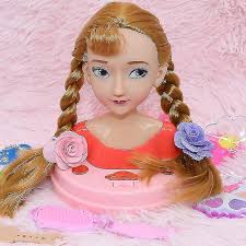 kids makeup playset styling head doll